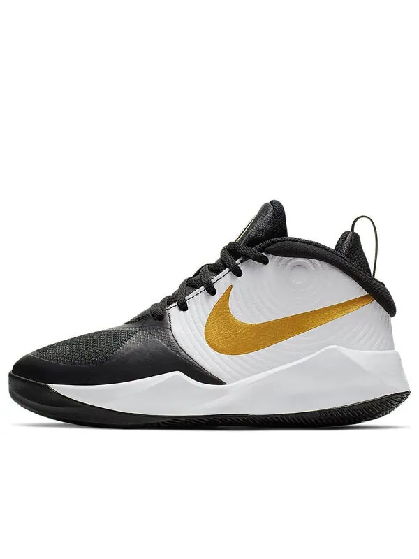 Кроссовки команда hustle d9 Nike — изображение 1 из 4, черный/белый/золотистый