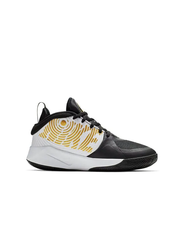 Кроссовки команда hustle d9 Nike — изображение 2 из 4, черный/белый/золотистый