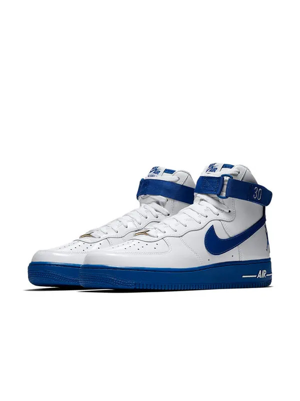 Кроссовки air force 1 high sheed Nike — изображение 2 из 4, белый/синий