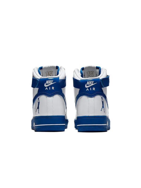 Кроссовки air force 1 high sheed Nike — изображение 4 из 4, белый/синий