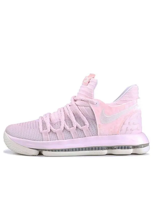 Кроссовки кд 10 Nike — изображение 1 из 4, розовый/синий