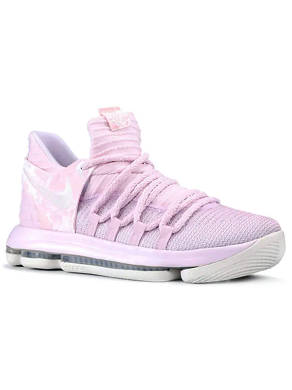Кроссовки кд 10 Nike — изображение 2 из 4, розовый/синий