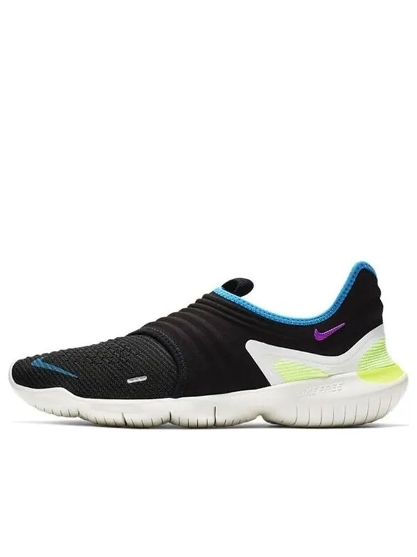 Кроссовки Nike Rn Flyknit 3.0 — изображение 1 из 4, черный/фиолетовый