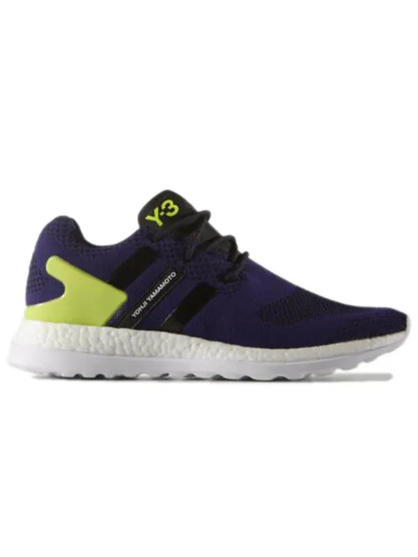 Кроссовки y 3 pureboost zg knit Adidas — изображение 2 из 4, фиолетовый/зеленый/белый