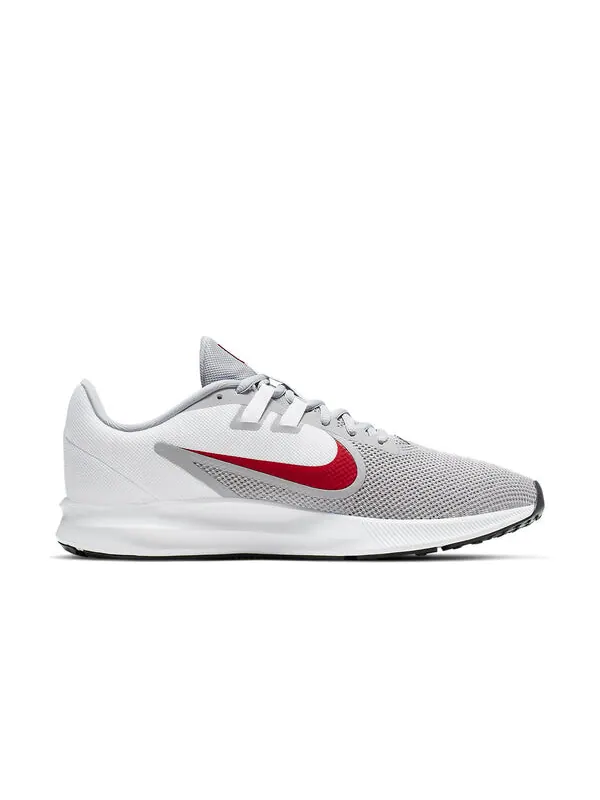 Кроссовки дауншифтер 9 Nike — изображение 2 из 4, серый белый красный