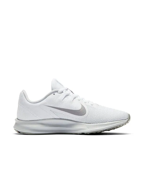 Кроссовки downshifter 9 низкие трикотажные Nike — изображение 2 из 4, белый