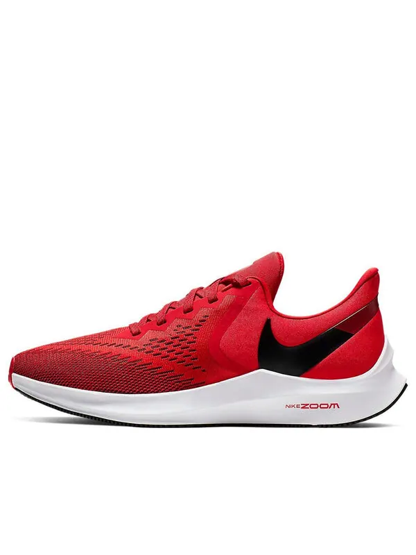 Кроссовки air zoom winflo 6 Nike — изображение 1 из 4, красный/черный