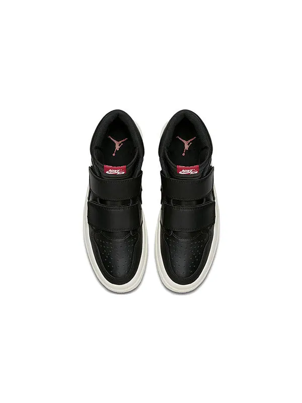 Кроссовки 1 ретро высокие с двумя ремешками Air Jordan — изображение 3 из 4, черный/красный