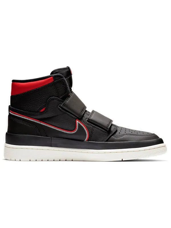 Кроссовки 1 ретро высокие с двумя ремешками Air Jordan — изображение 2 из 4, черный/красный
