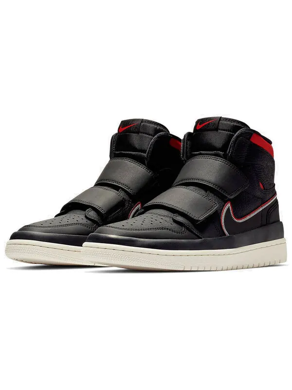 Кроссовки 1 ретро высокие с двумя ремешками Air Jordan — изображение 3 из 4, черный/красный