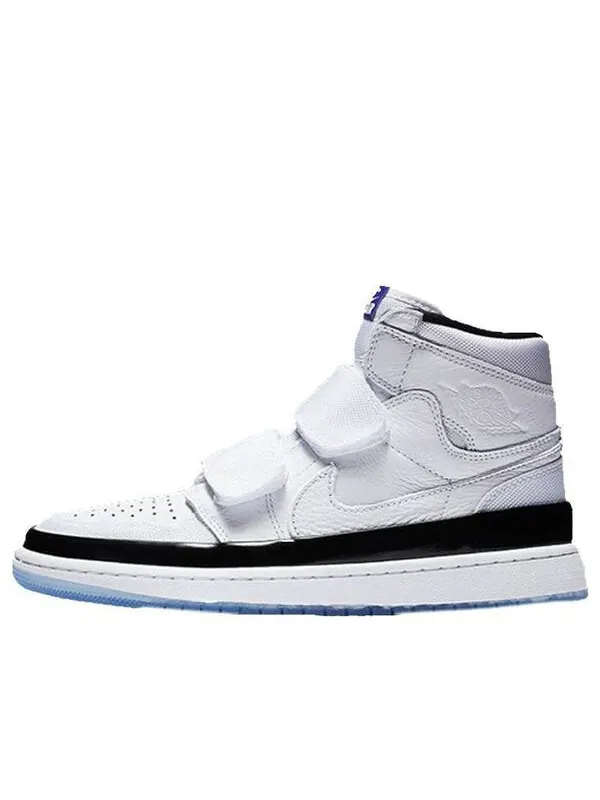 Кроссовки 1 ретро высокие с двумя ремешками Air Jordan — изображение 1 из 4, белый/темный-черный