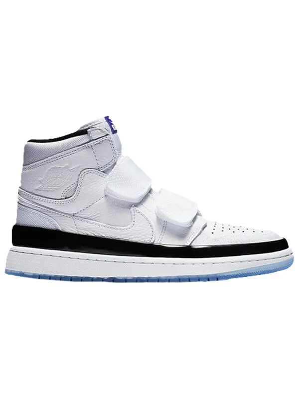 Кроссовки 1 ретро высокие с двумя ремешками Air Jordan — изображение 2 из 4, белый/темный-черный