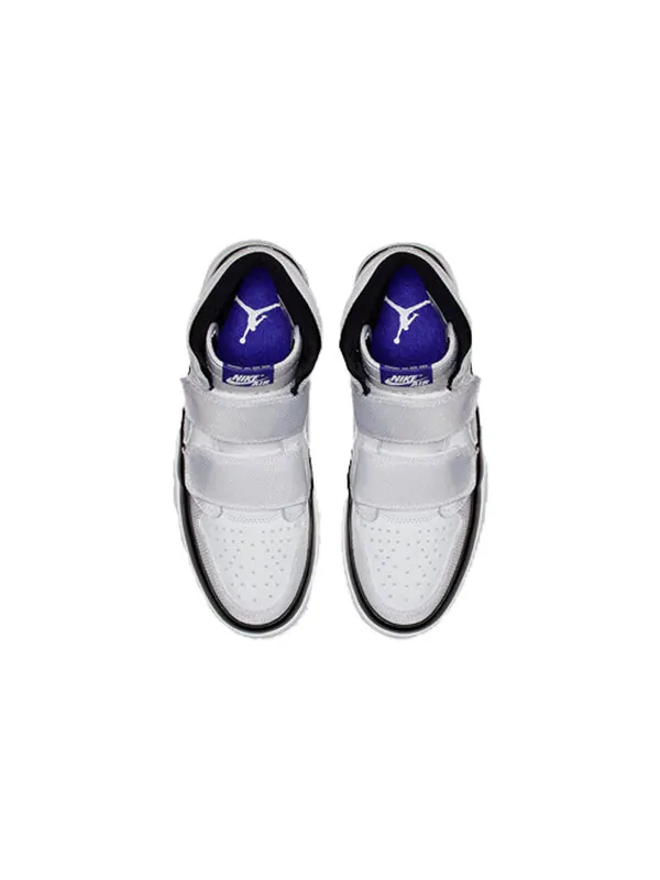 Кроссовки 1 ретро высокие с двумя ремешками Air Jordan — изображение 4 из 4, белый/темный-черный
