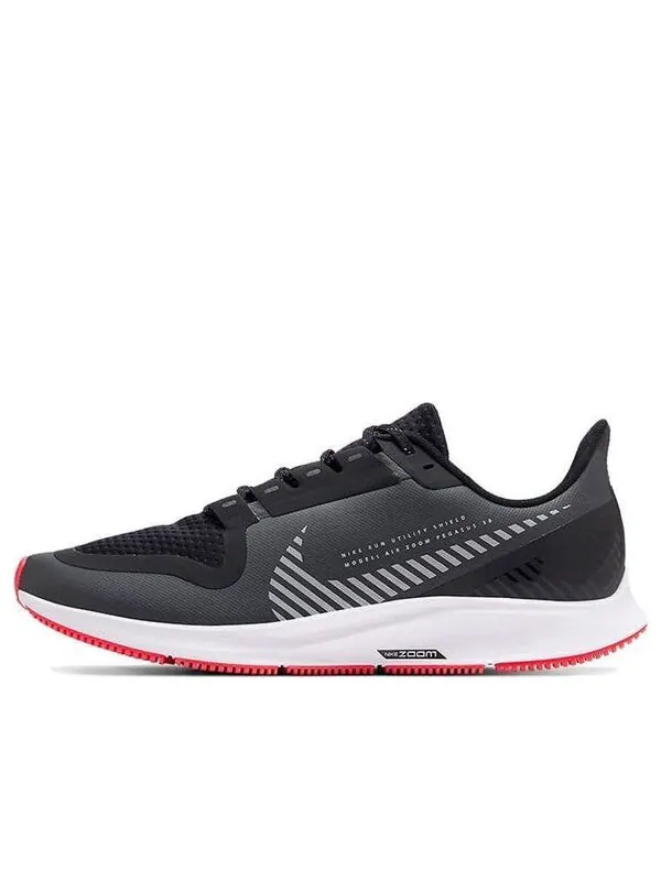Кроссовки air zoom pegasus 36 shield Nike — изображение 1 из 4, черный/белый/красный