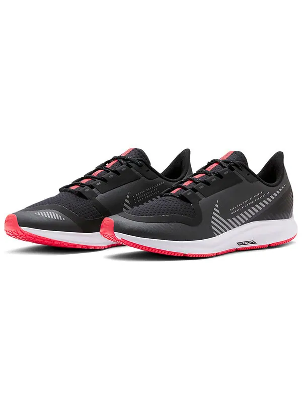 Кроссовки air zoom pegasus 36 shield Nike — изображение 3 из 4, черный/белый/красный