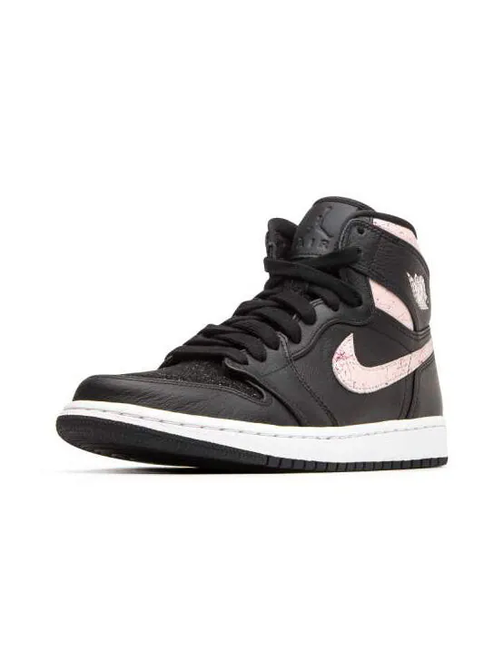 Кроссовки 1 ретро высокие Air Jordan — изображение 3 из 4, черный/красный