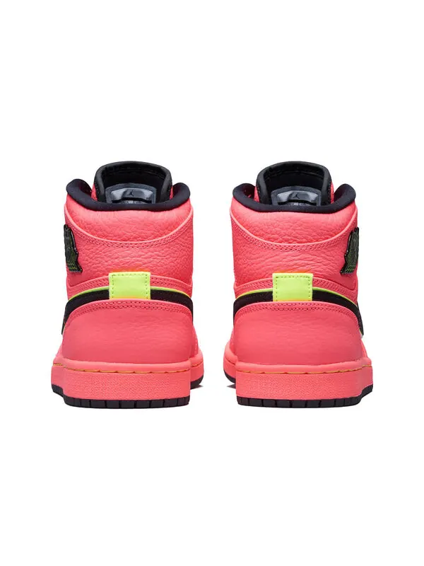 Кроссовки 1 high premium 'hot punch' Air Jordan — изображение 4 из 4, черный