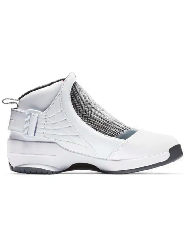 Кроссовки 19 ретро Air Jordan — изображение 2 из 4, белый/-серый