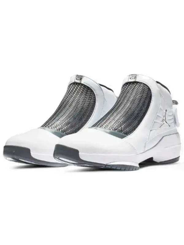 Кроссовки 19 ретро Air Jordan — изображение 3 из 4, белый/-серый