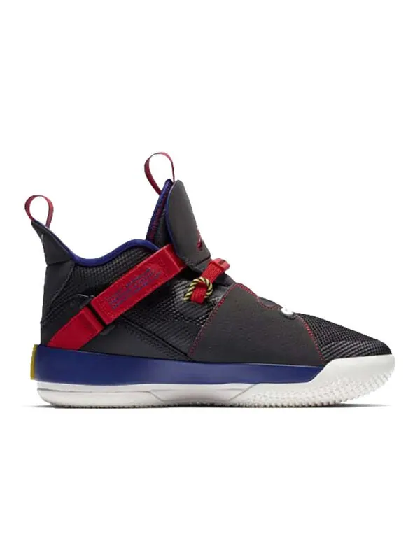 Кроссовки 33 Air Jordan — изображение 2 из 4, черный-темный серый