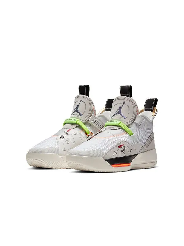 Кроссовки 33 Air Jordan — изображение 3 из 4, серый/синий-белый
