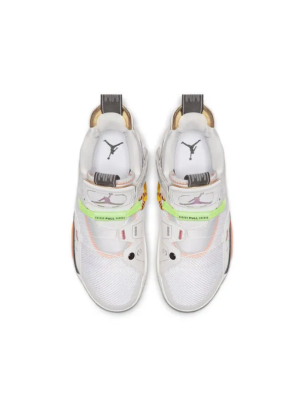 Кроссовки 33 Air Jordan — изображение 4 из 4, серый/синий-белый