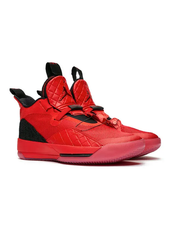 Кроссовки 33 Air Jordan — изображение 2 из 4, красный-черный
