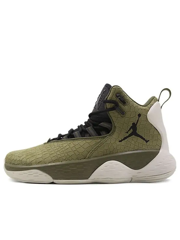 Кроссовки super.fly mvp pf Air Jordan — изображение 1 из 4, оливковый/черный-светлый