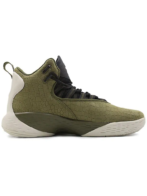Кроссовки super.fly mvp pf Air Jordan — изображение 2 из 4, оливковый/черный-светлый
