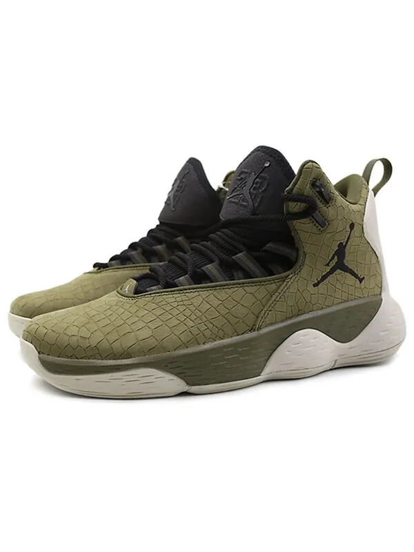 Кроссовки super.fly mvp pf Air Jordan — изображение 3 из 4, оливковый/черный-светлый
