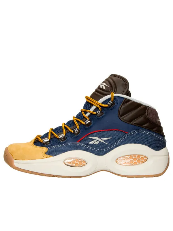 Кроссовки question mid Reebok — изображение 1 из 2, синий