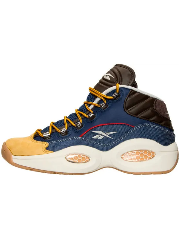 Кроссовки question mid Reebok — изображение 2 из 2, синий