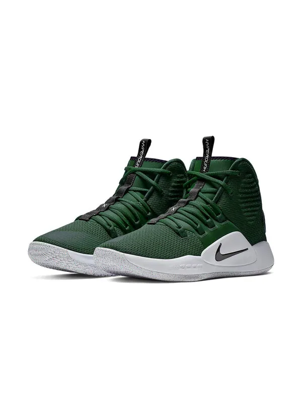 Кроссовки hyperdunk x tb Nike — изображение 3 из 4, белый/зеленый