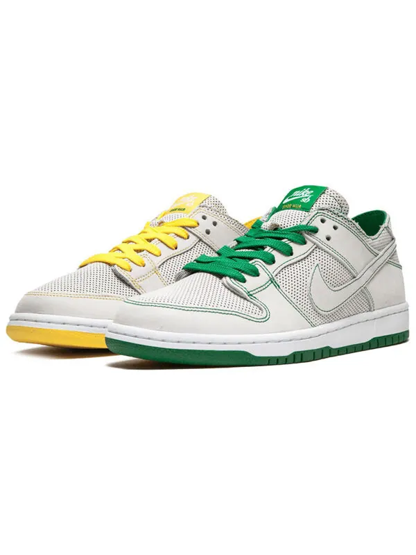 Кроссовки x ishod wair sb dunk low Nike — изображение 4 из 4, серый/зеленый/желтый