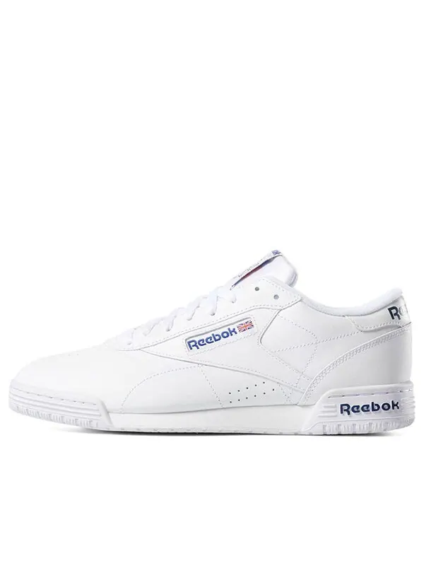 Кроссовки exofit lo clean logo int shoes 'white royal blue' Reebok — изображение 1 из 4, белый/синий