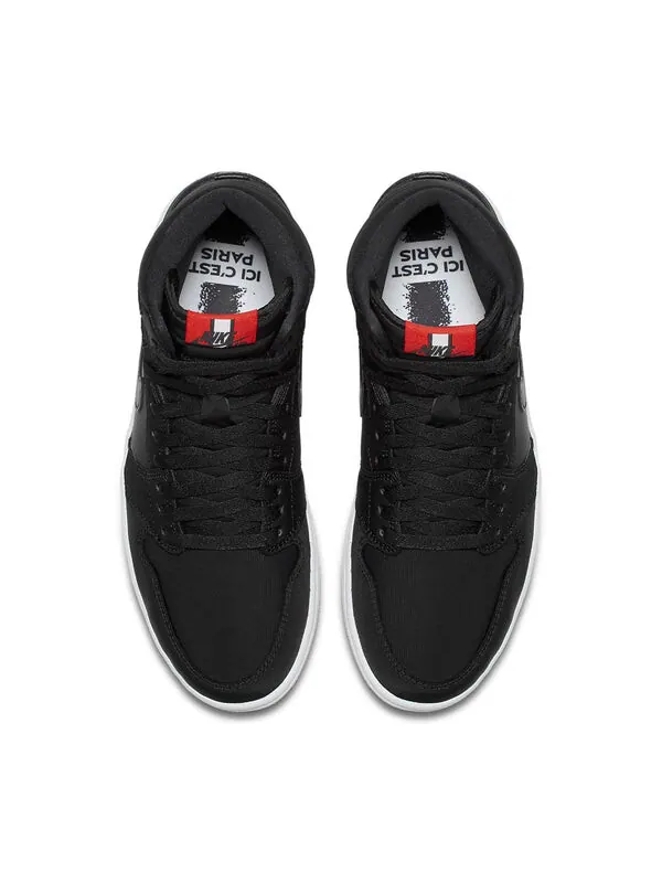 Кроссовки 1 ретро высокие og x paris saint germain Air Jordan — изображение 4 из 4, черный/красный