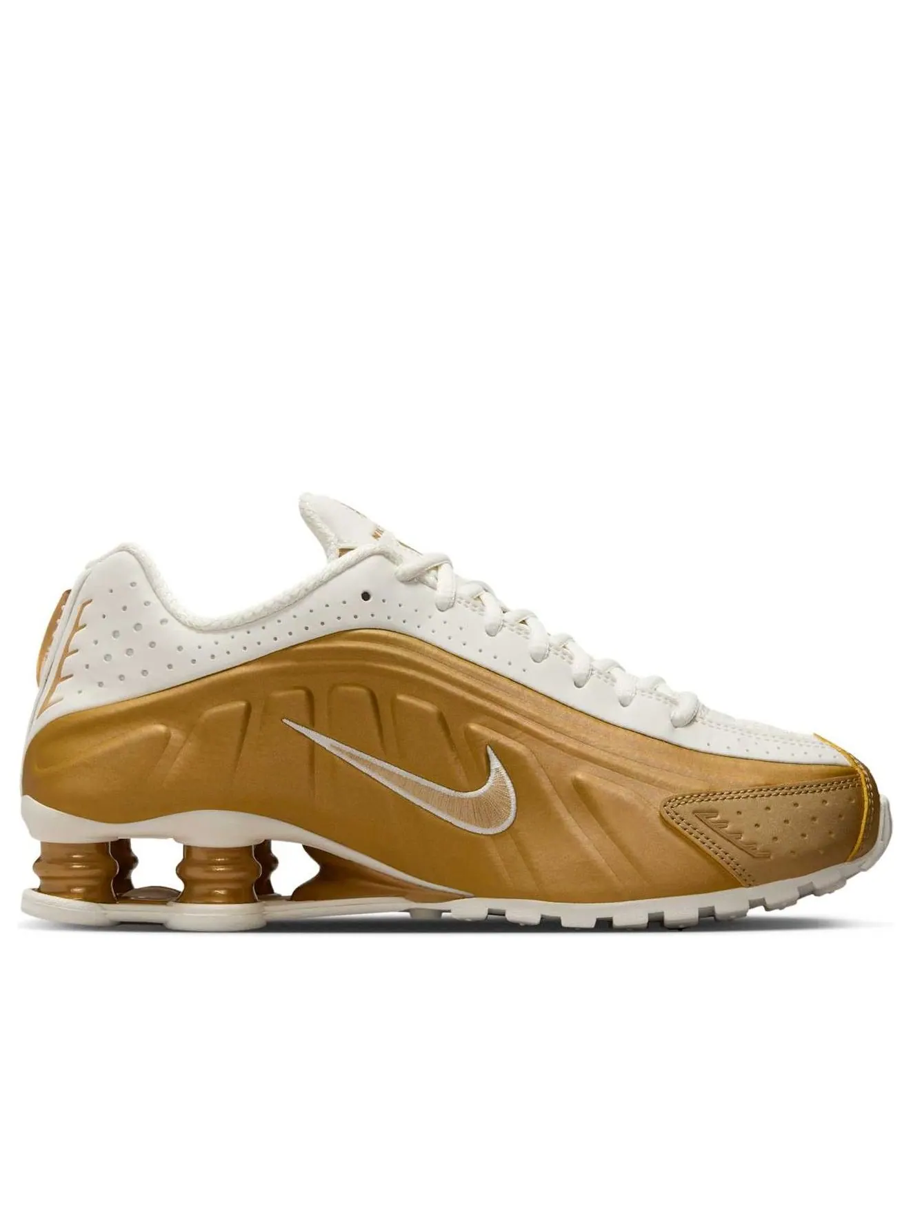 Кроссовки (WMNS) Nike Shox R4 'Metallic Gold' — изображение 2 из 6, золото