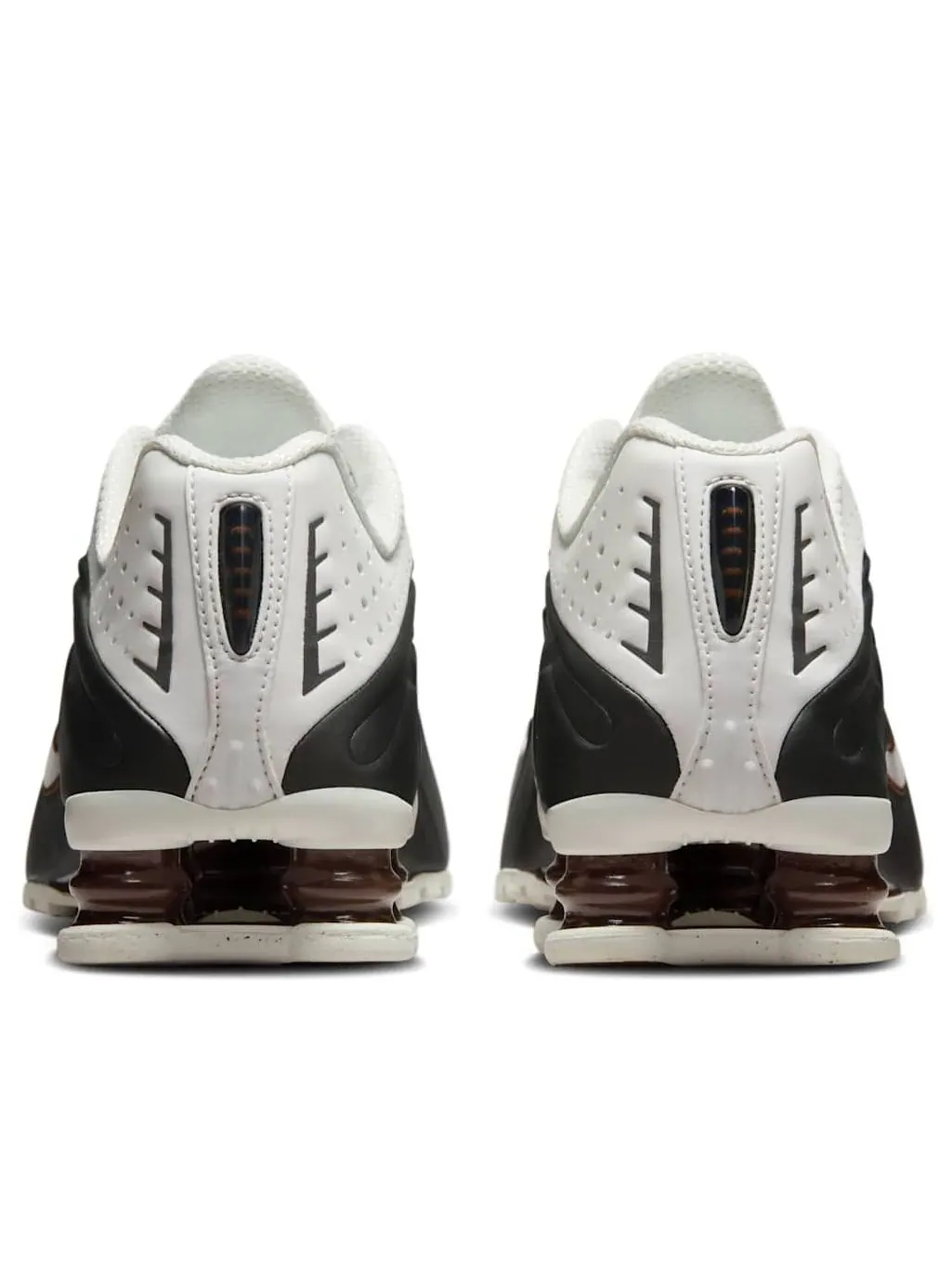 (WMNS) Nike Shox R4 'Sail Black Fauna Brown' — изображение 5 из 6, черный/коричневый