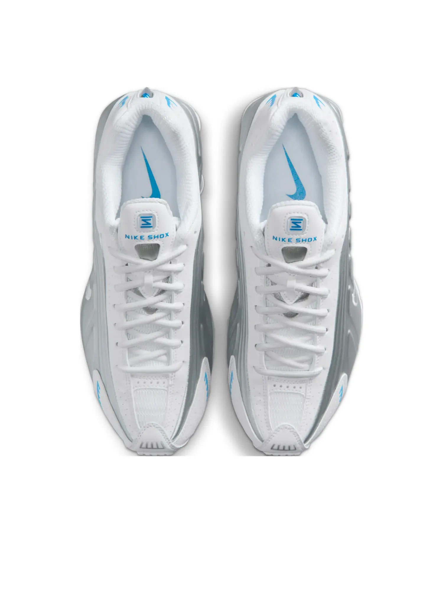 Кроссовки (WMNS) Nike Shox R4 'White Blue Hero' — изображение 3 из 7, белый