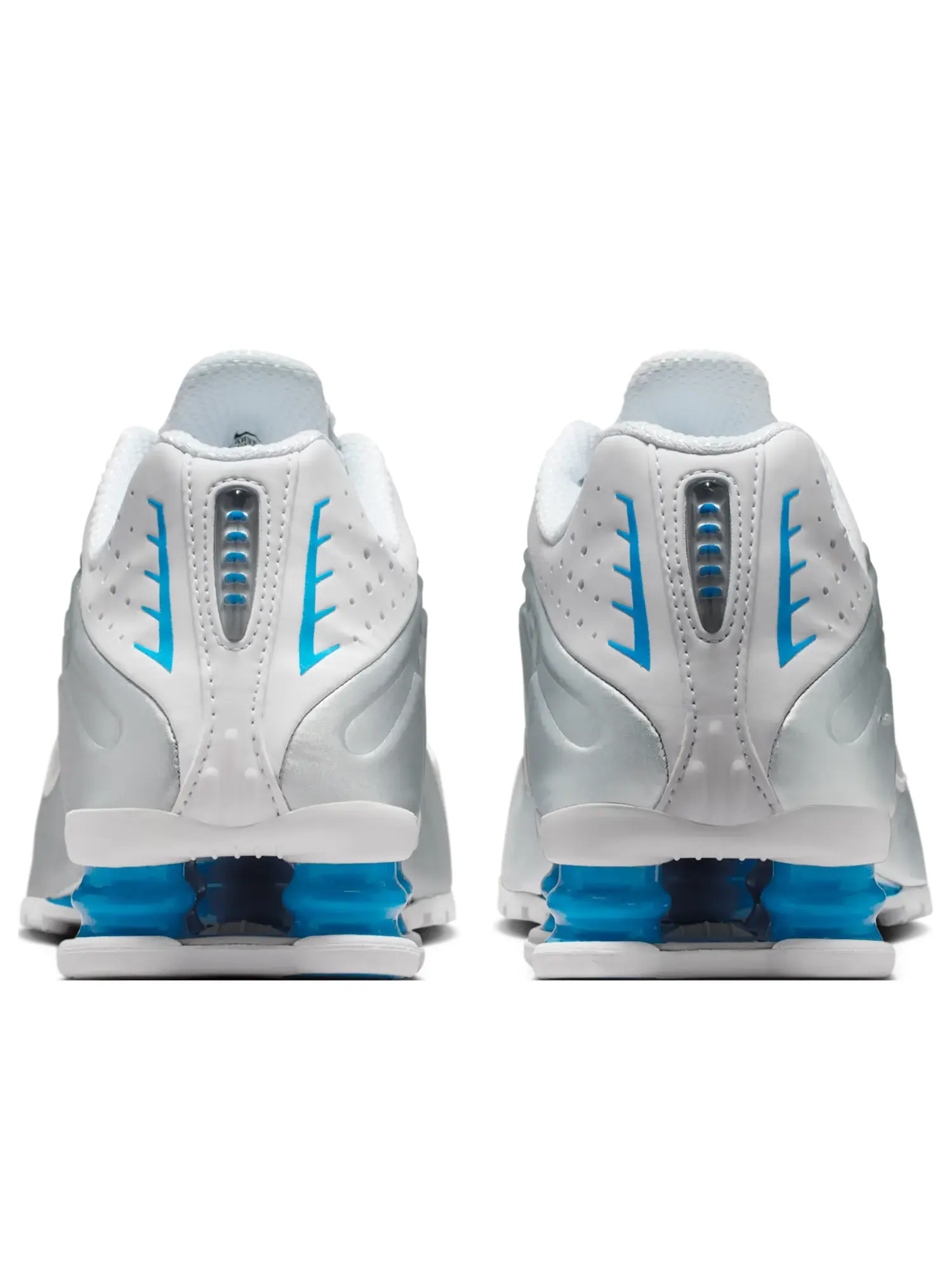 Кроссовки (WMNS) Nike Shox R4 'White Blue Hero' — изображение 6 из 7, белый