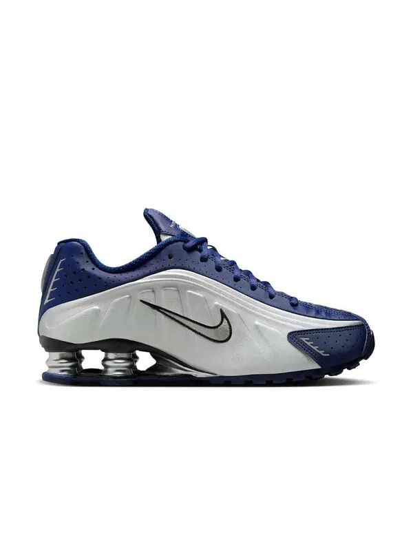 Кроссовки shox r4 'blue void' Nike — изображение 2 из 4, синий/металлик