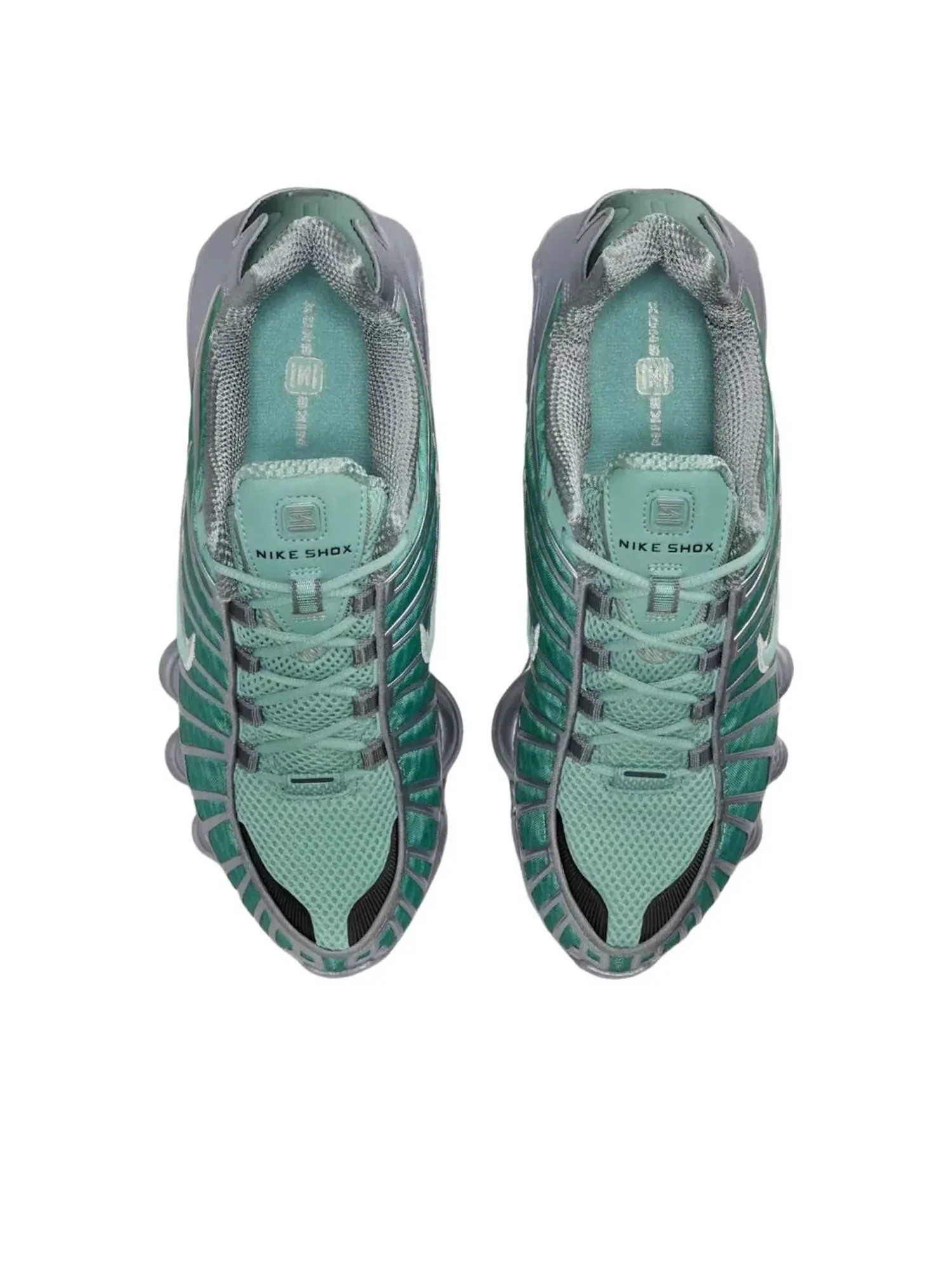 Кроссовки (WMNS) Nike Shox TL 'Cannon Metallic Cool Grey' — изображение 3 из 6, зеленый