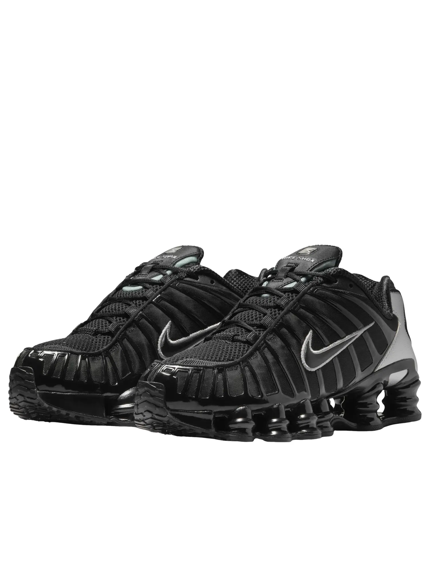 Кроссовки Nike Shox TL 'Black Metallic Silver' AR3566-008 — изображение 4 из 6, черный