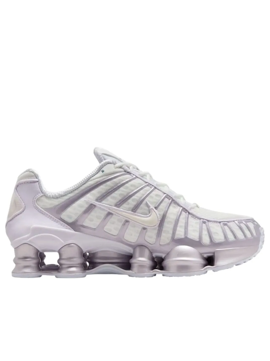 Кроссовки (WMNS) Nike Shox TL 'Summit White Barley Grape' — изображение 2 из 6, фиолетовый
