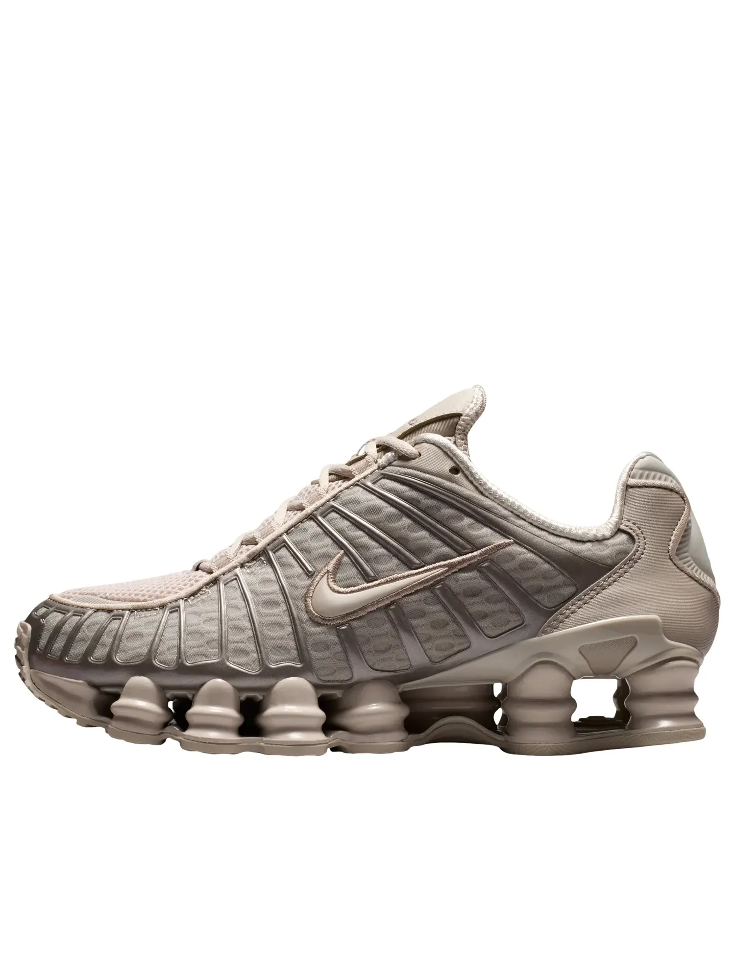 Женские кроссовки с шнуровкой Nike Shox TL — изображение 1 из 7, бежевый