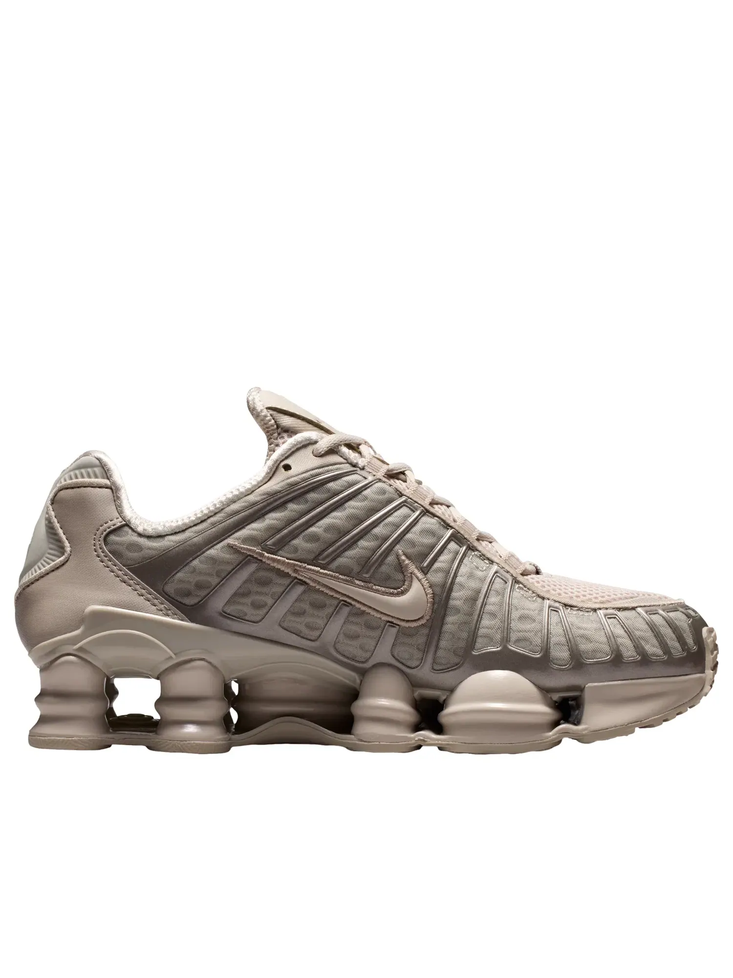 Женские кроссовки с шнуровкой Nike Shox TL — изображение 2 из 7, бежевый