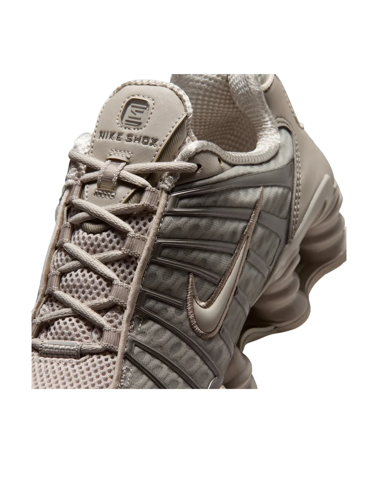 Женские кроссовки с шнуровкой Nike Shox TL — изображение 6 из 7, бежевый