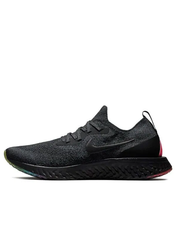 Кроссовки epic react flyknit Nike — изображение 1 из 4, черный/мульти