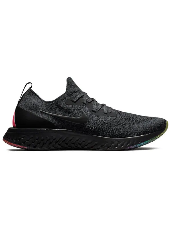 Кроссовки epic react flyknit Nike — изображение 2 из 4, черный/мульти