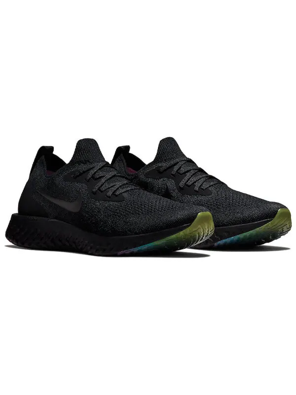 Кроссовки epic react flyknit Nike — изображение 3 из 4, черный/мульти